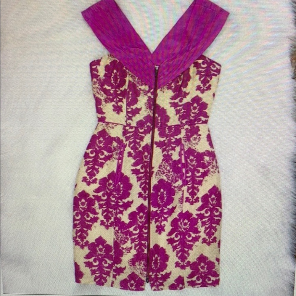 NWT!  Frock! By Tracy Reese - Fuchsia Pink Silk floral dress.